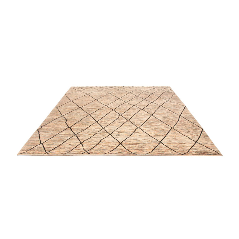 Designer Teppich 218x284cm - dunkelbeige