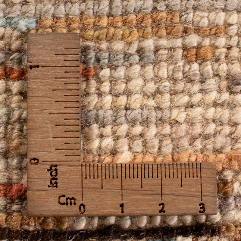 Designer Teppich 218x284cm - dunkelbeige
