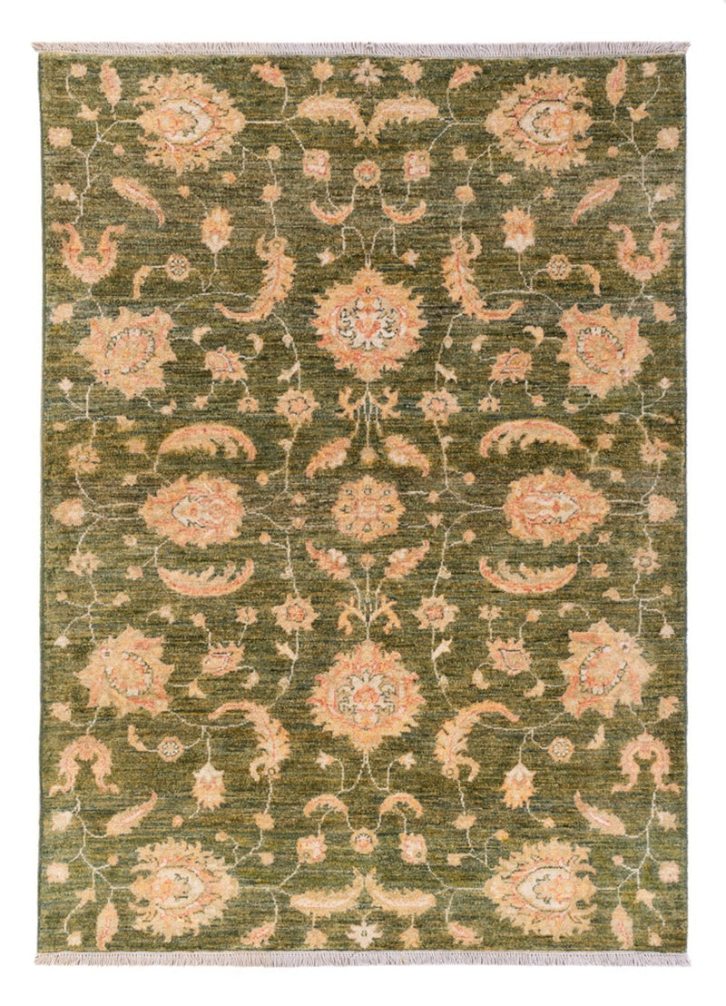Ziegler Teppich - 125 x 177 cm - minzgrün