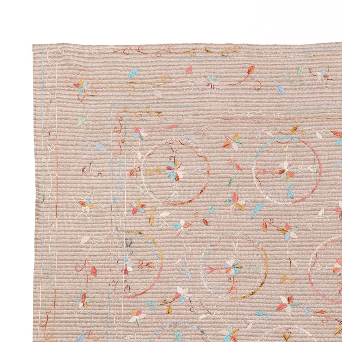 Kelim Afghan Teppich 236x336cm - creme