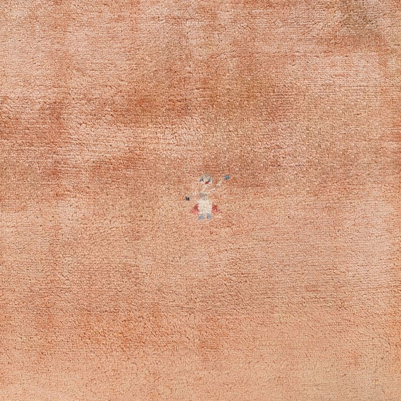 Gabbeh Persisch Teppich 155x195cm - Perserteppich Wollteppich - terrakotta