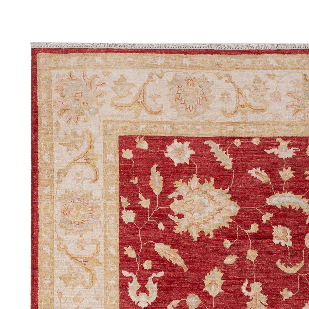 Ziegler Teppich 204x303cm - Orientteppich - dunkelrot