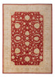 Ziegler Teppich - 204 x 290 cm - dunkelrot