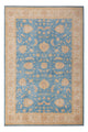Ziegler Teppich 207x303cm - Orientteppich - blau