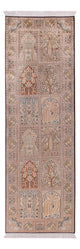Kaschmir Seide Teppich 79x259cm - Orientteppich - beige