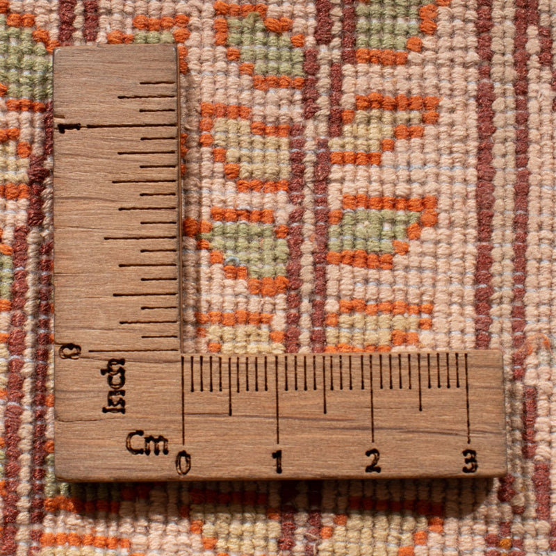 Kaschmir Seide Teppich 79x259cm - Orientteppich - beige