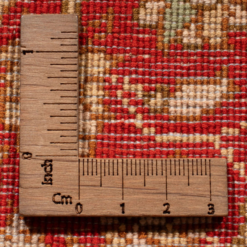 Kaschmir Seide Teppich 81x251cm - Orientteppich - rot