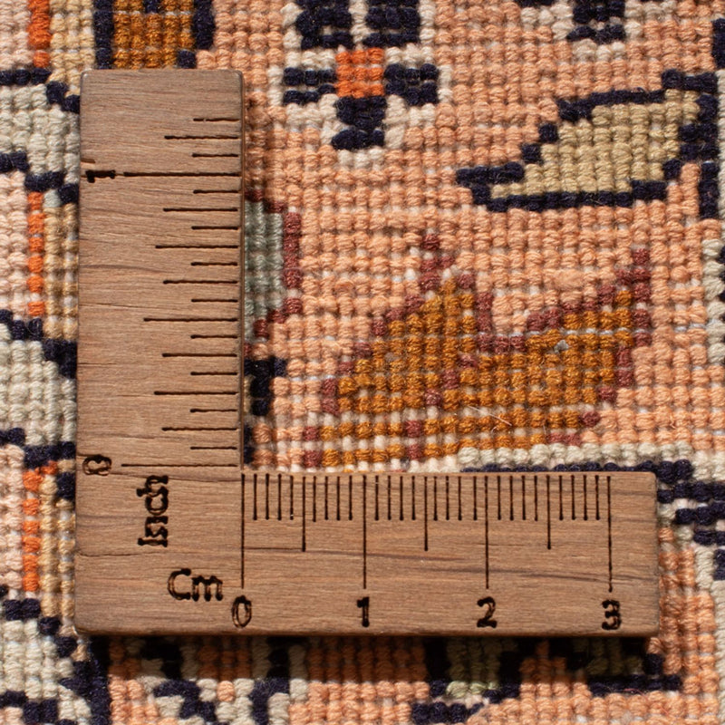 Kaschmir Seide Teppich 79x237cm - Orientteppich - beige