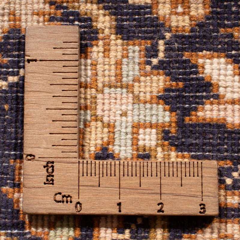Kaschmir Seide Teppich 81x255cm - Orientteppich - dunkelbeige
