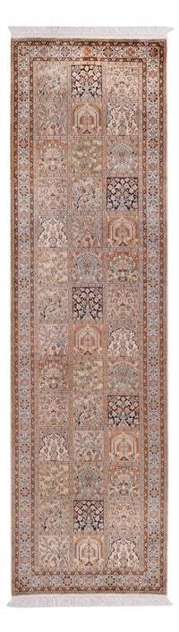 Kaschmir Seide Teppich 81x305cm - Orientteppich - beige – product image
