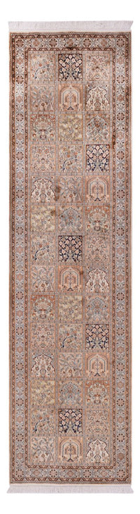 Kaschmir Seide Teppich 81x307cm - Orientteppich - beige – product image