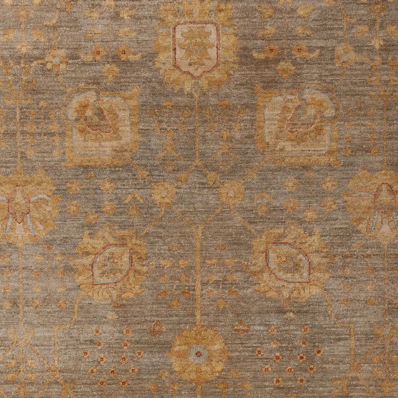 Ziegler Modern Teppich 204x300cm - Orientteppich - dunkelbeige
