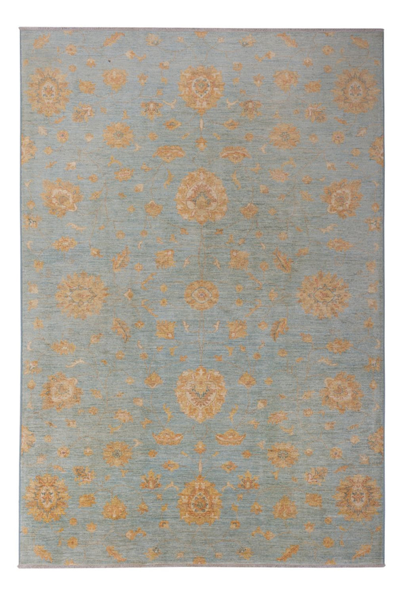 Ziegler Teppich - Modern - 206 x 297 cm - dunkelgrau