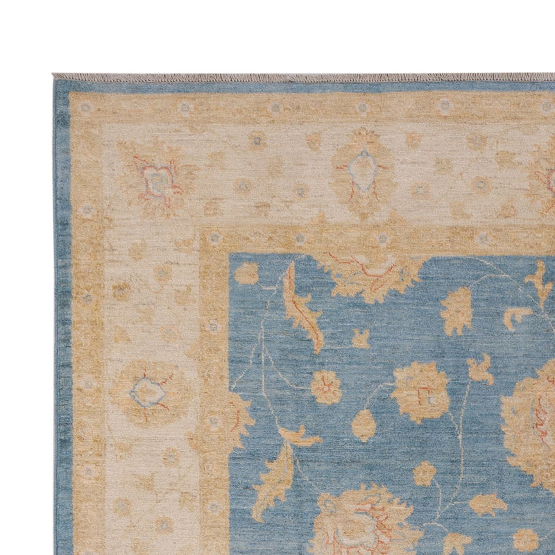 Ziegler Teppich 207x300cm - Orientteppich - blau