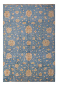 Ziegler Modern Teppich 206x300cm - Orientteppich - blau – product image