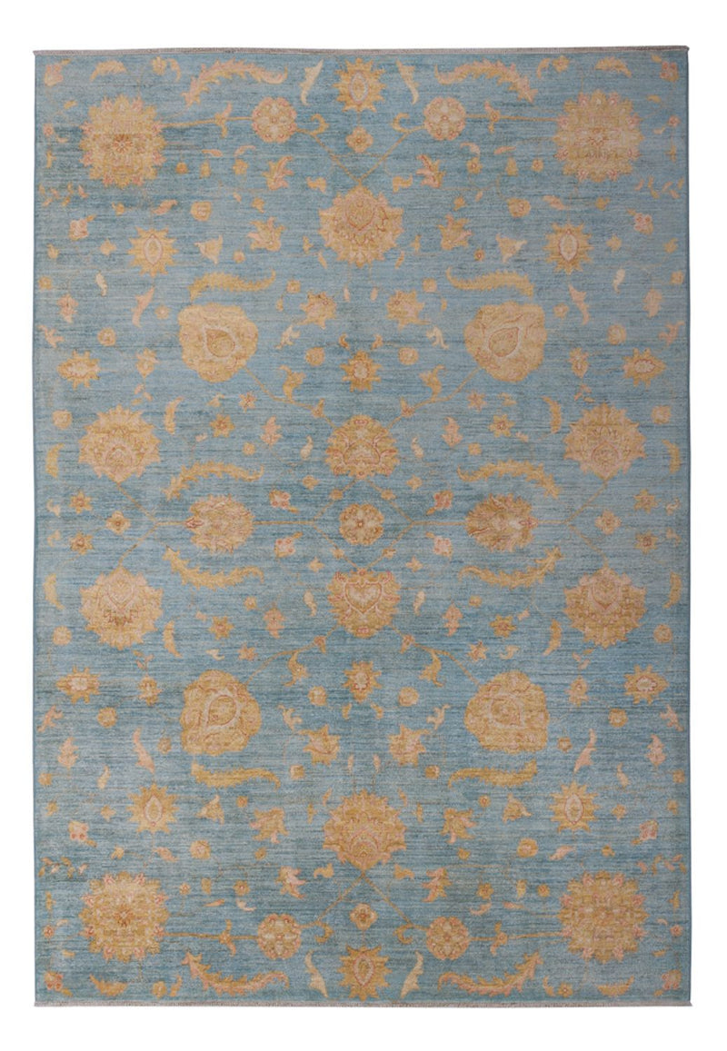 Ziegler Teppich - Modern - 207 x 300 cm - blau