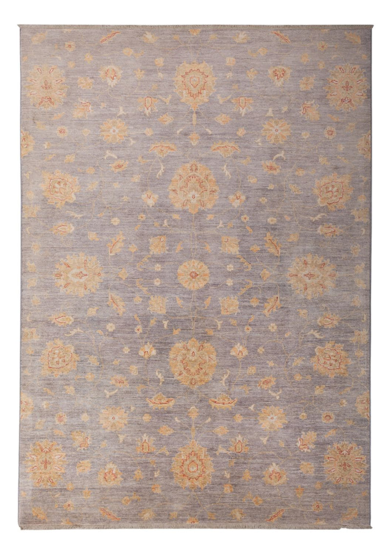 Ziegler Modern Teppich 206x296cm - Orientteppich - dunkelgrau
