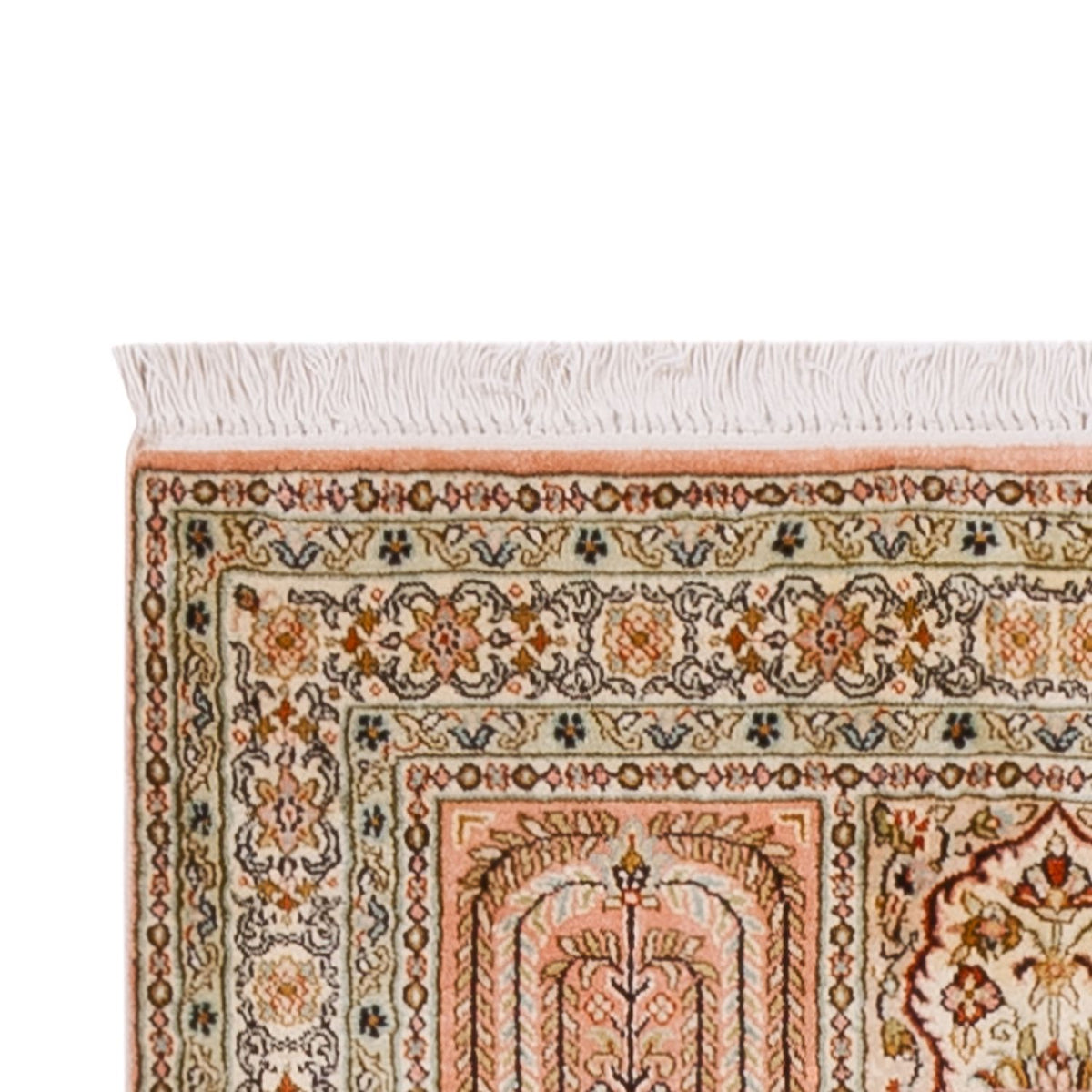 Läufer Seiden - Kaschmir Seide - 81 x 310 cm - mehrfarbig