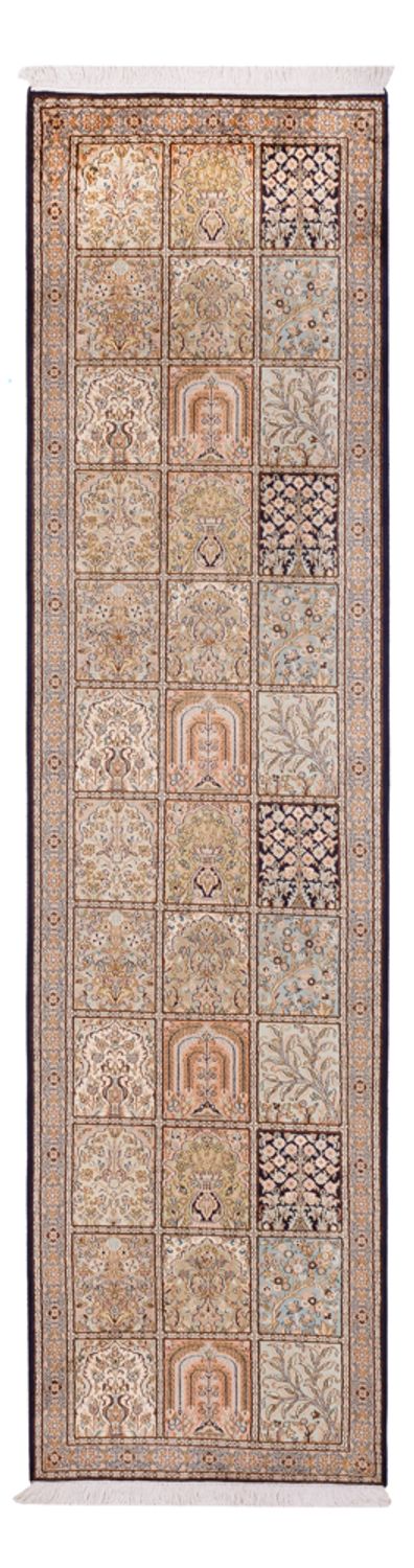 Läufer Seiden - Kaschmir Seide - 77 x 304 cm - mehrfarbig