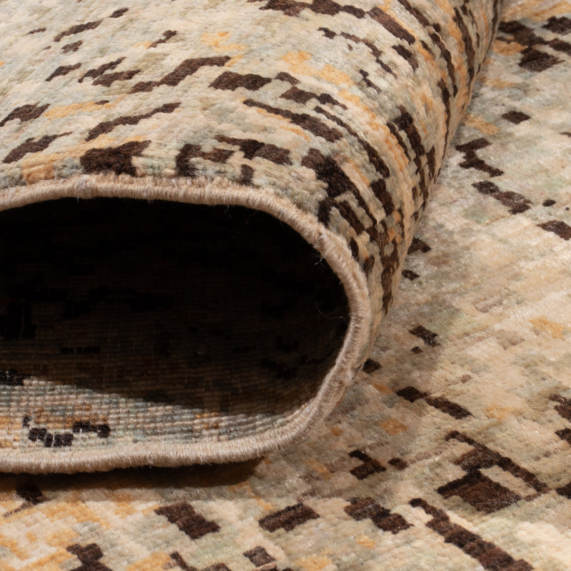 Designer Teppich 211x299cm - mehrfarbig