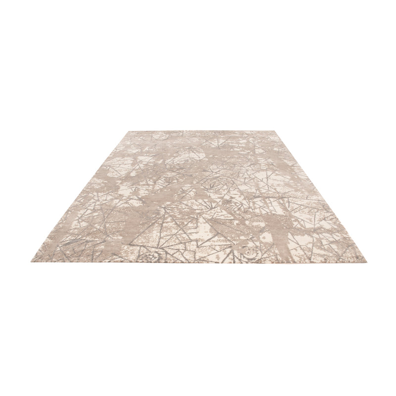 Designer Teppich 204x304cm - silber