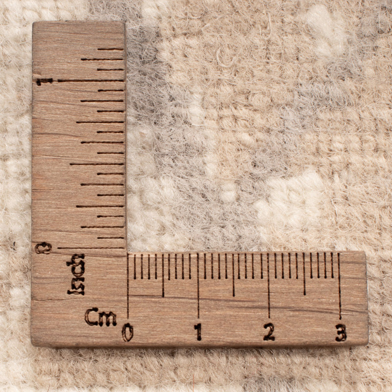 Designer Teppich 204x304cm - silber