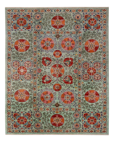 Ariana Teppich 215x275cm - Orientteppich - türkis