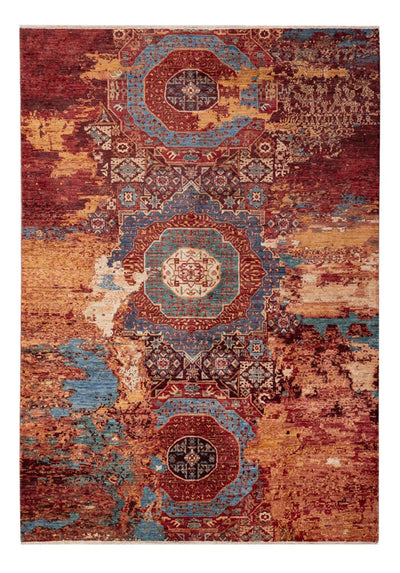 Designer Teppich 172x248cm - mehrfarbig