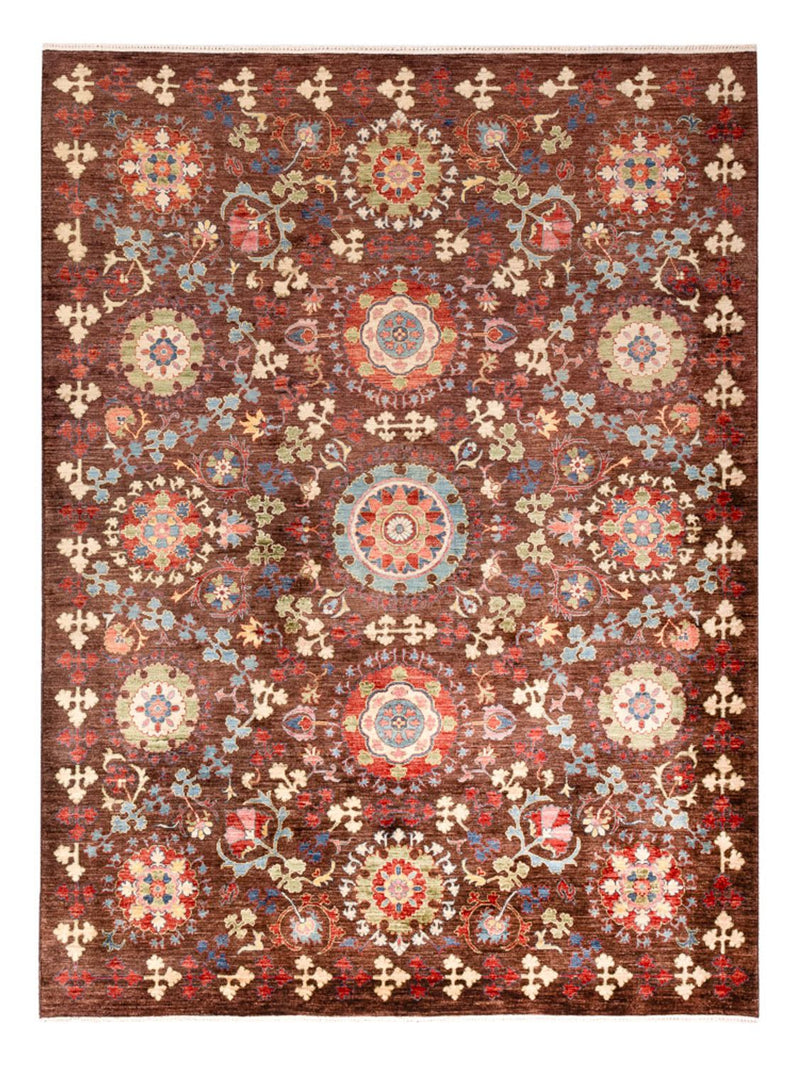 Ziegler Teppich - Ariana - 191 x 244 cm - dunkelbraun