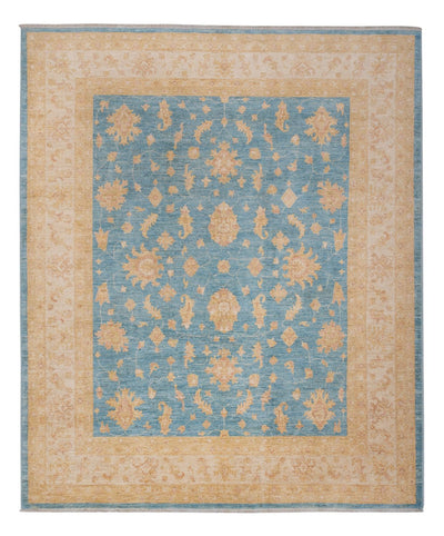 Ziegler Teppich 251x300cm - Orientteppich - hellblau