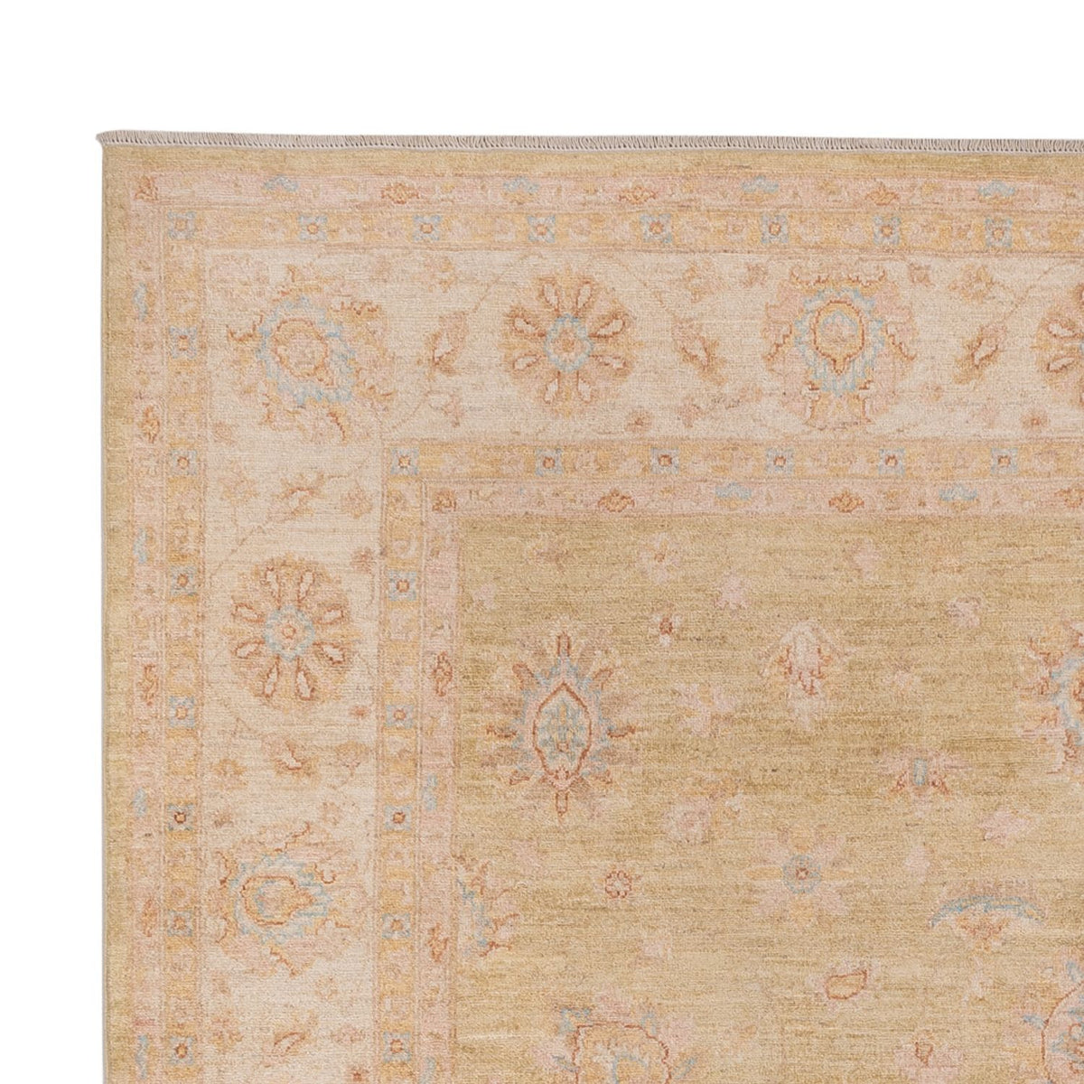 Ziegler Teppich 257x306cm - Orientteppich - olivgrün