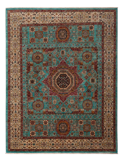 Ariana Teppich 254x313cm - Orientteppich - türkis
