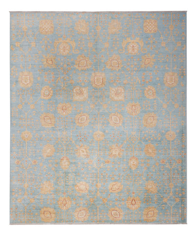 Ziegler Teppich 253x299cm - Orientteppich - hellblau