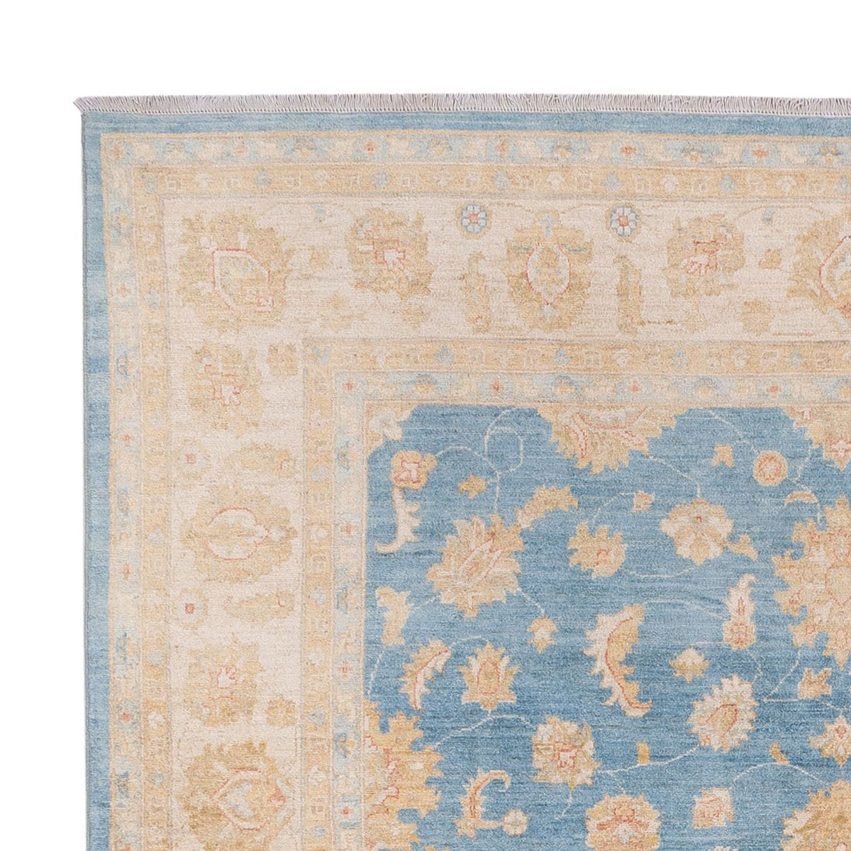 Ziegler Teppich - 250 x 298 cm - hellblau
