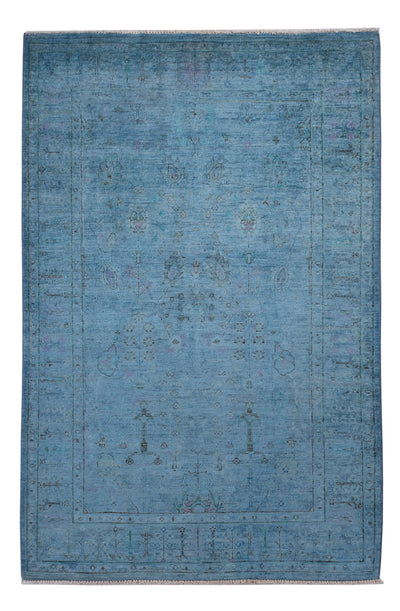 Shal Teppich 124x189cm - Orientteppich - hellblau