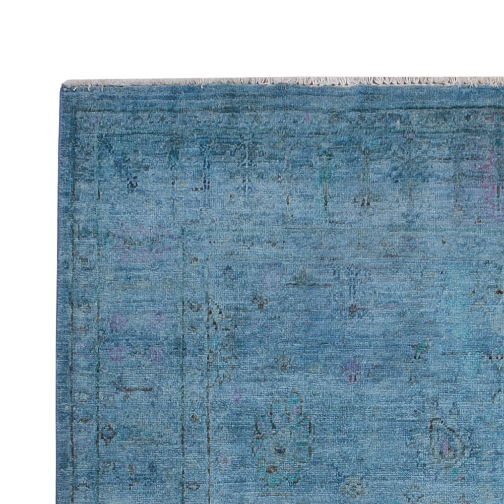 Shal Teppich 124x189cm - Orientteppich - hellblau