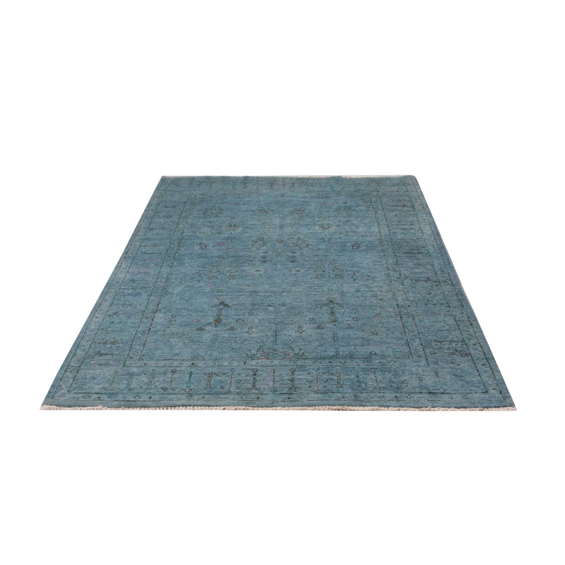 Shal Teppich 124x189cm - Orientteppich - hellblau