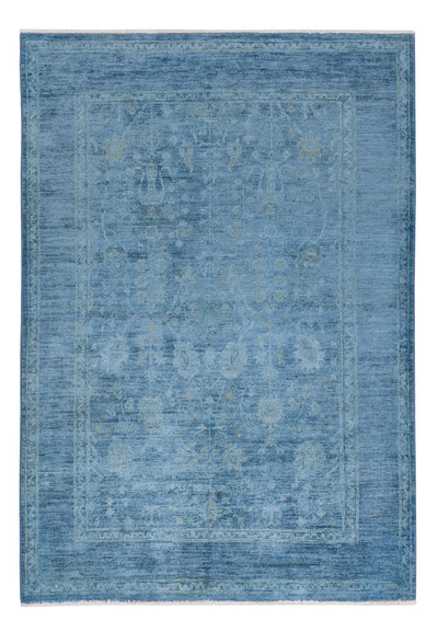 Shal Teppich 122x180cm - Orientteppich - hellblau