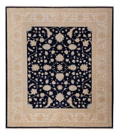 Ziegler Teppich 259x290cm - Orientteppich - schwarz