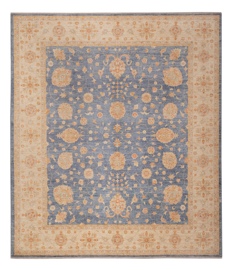 Ziegler Teppich 252x298cm - Orientteppich - blau