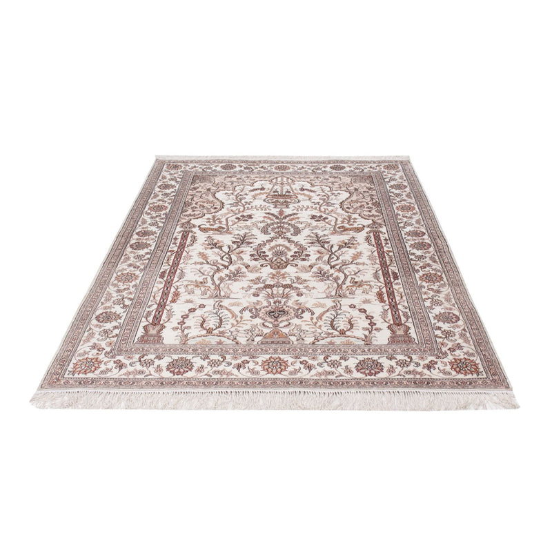 China Seide Teppich 122x183cm - Orientteppich - creme