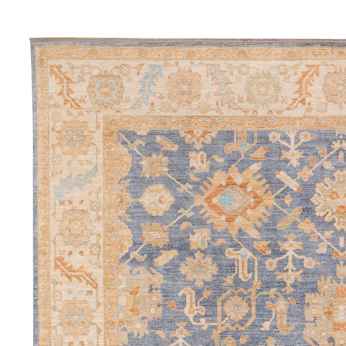 Ziegler Teppich 252x297cm - Orientteppich - blau