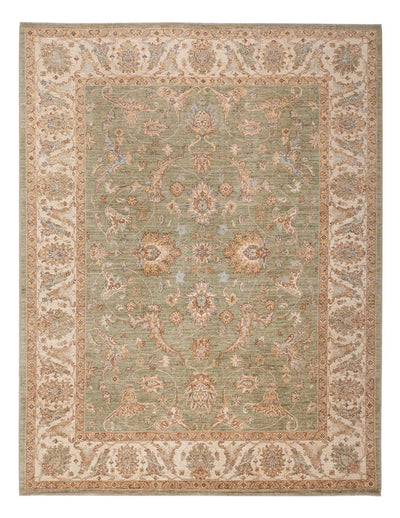Ziegler Teppich 246x306cm - Orientteppich - olivgrün