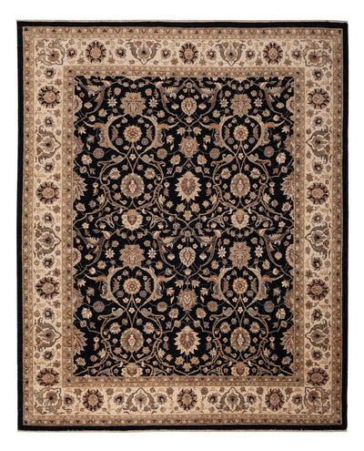 Ziegler Teppich 245x299cm - Orientteppich - schwarz