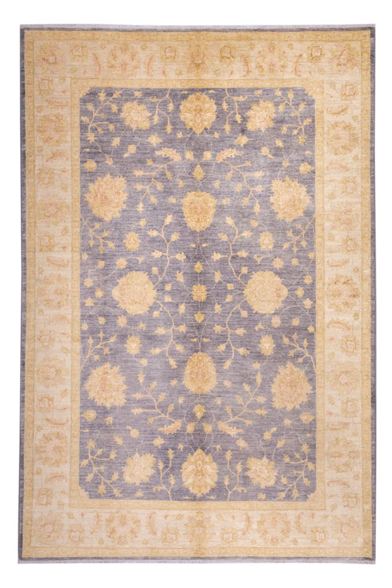 Ziegler Teppich 201x303cm - Orientteppich - hellblau