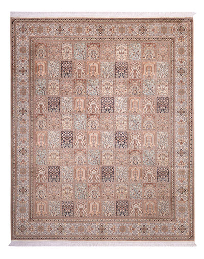 Kaschmir Seide Teppich 246x304cm - Orientteppich - sand