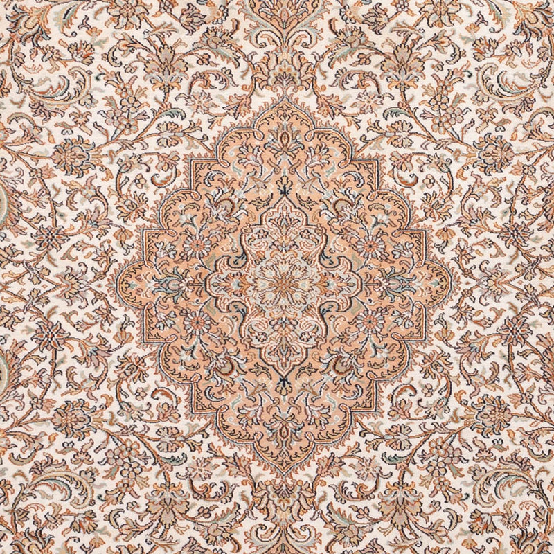 Kaschmir Seide Teppich 205x290cm - Orientteppich - sand