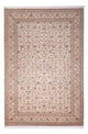 Kaschmir Seide Teppich 216x318cm - Orientteppich - dunkelbeige