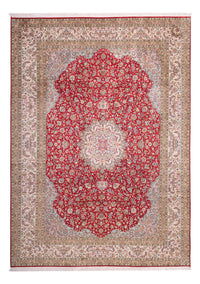 Kaschmir Seide Teppich 220x303cm - Orientteppich - rot – product image