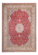 Kaschmir Seide Teppich 220x303cm - Orientteppich - rot